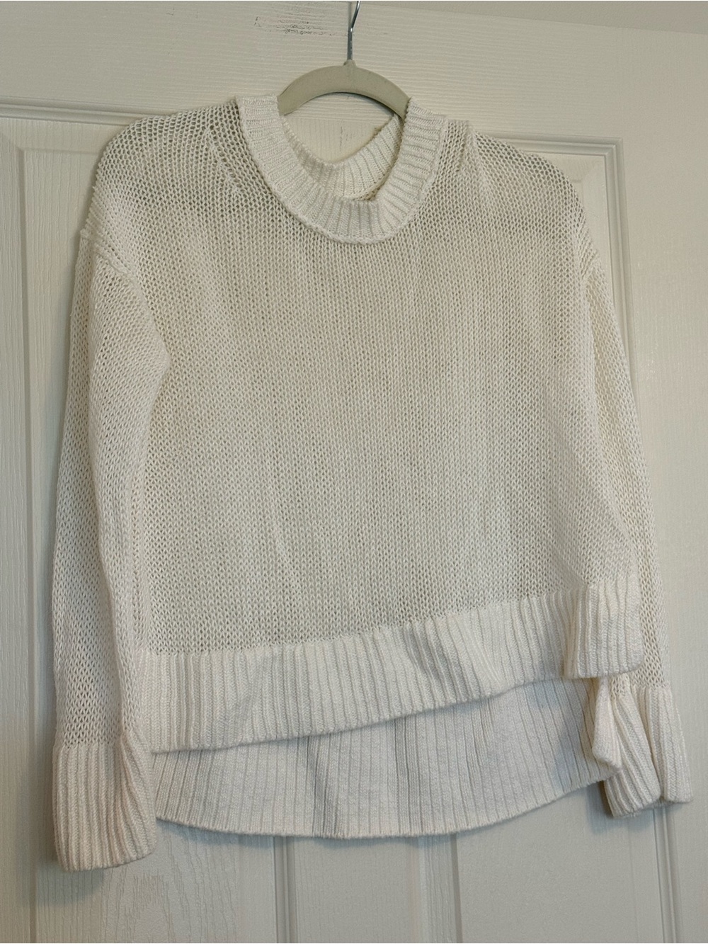 Banana Republic Cream Open knit Sweater